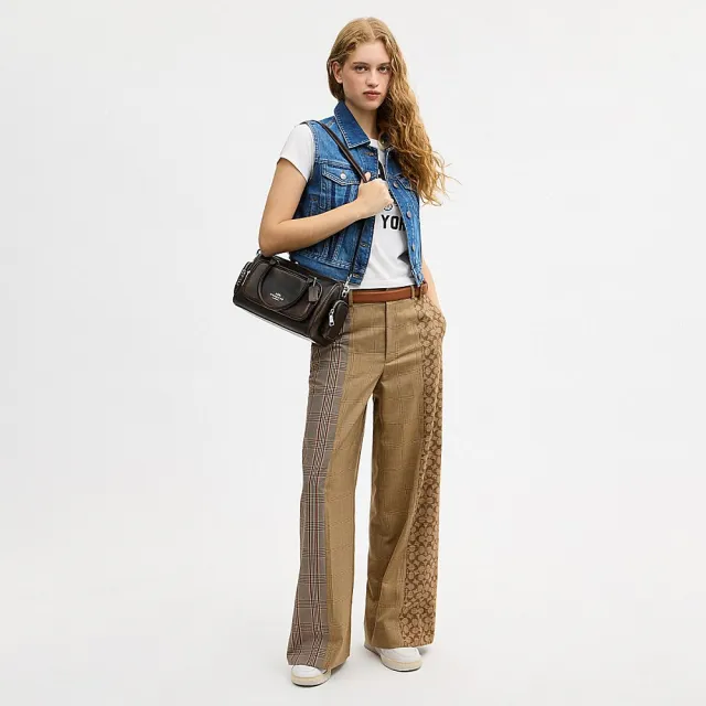 【COACH】蔻馳官方直營 ROWAN SATCHEL 口袋細節手袋 斜背包 手提包-多色任選(CES79/CES83)