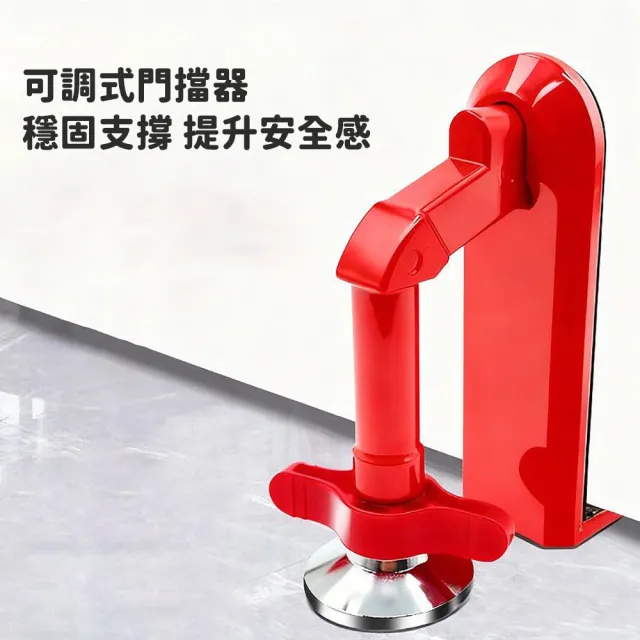 【FONMOST】門擋 門擋器 門阻器 阻門器 防滑門擋 可調式門擋 旅行門擋 飯店門擋 門縫固定器  安全門擋
