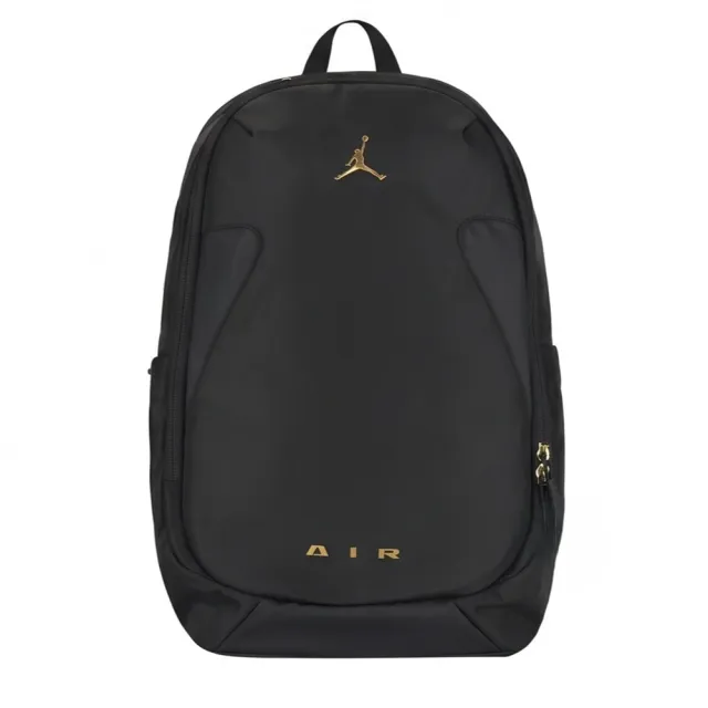 【NIKE 耐吉】JORDAN喬丹男女黑色雙肩後背包 大容量13吋電腦筆電平板包 學生書包登機行李包 JD2633011AD001