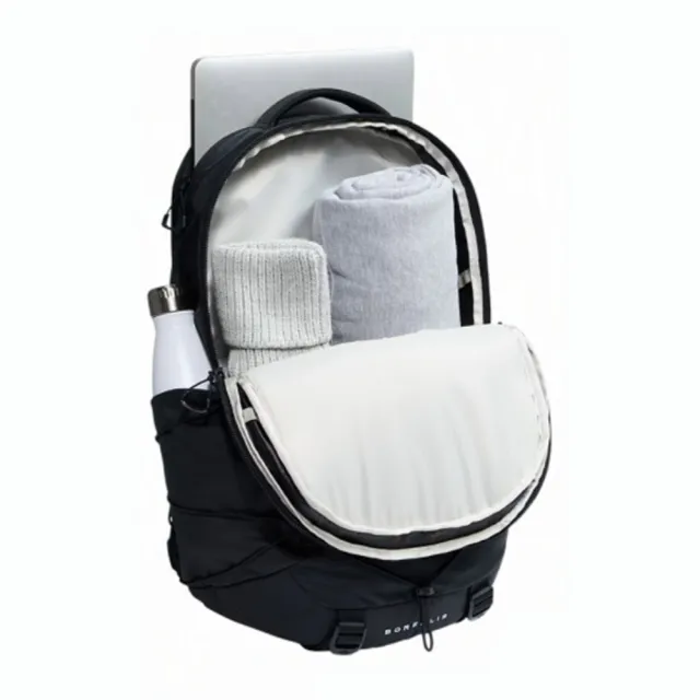【The North Face】北臉 後背包 運動包 書包 旅行包 大容量 BOREALIS PATCH 黑 NF0A8KE70E7