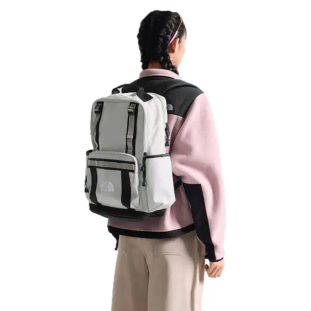 【The North Face】北臉 後背包 運動包 書包 旅行包 大容量 BASE CAMP DAYPACK 淺灰 NF0A8BK4XA7