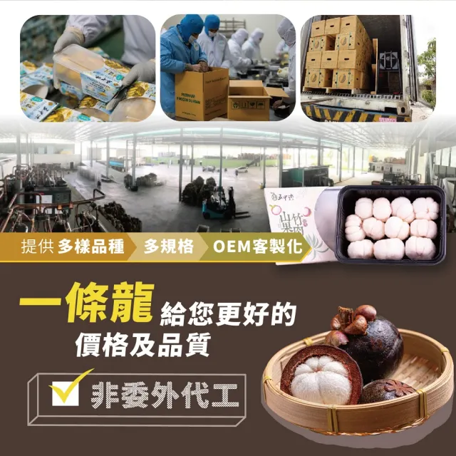【五甲木】泰國冷凍去殼山竹果肉x10盒(250克/盒_約8-12顆)冷凍山竹