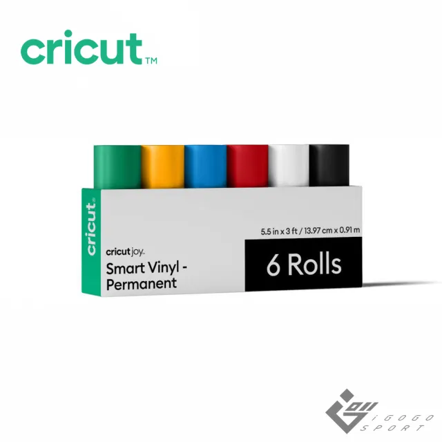 【Cricut】Joy 智慧膠膜 耐久系列 綜合包 14x90公分/6入