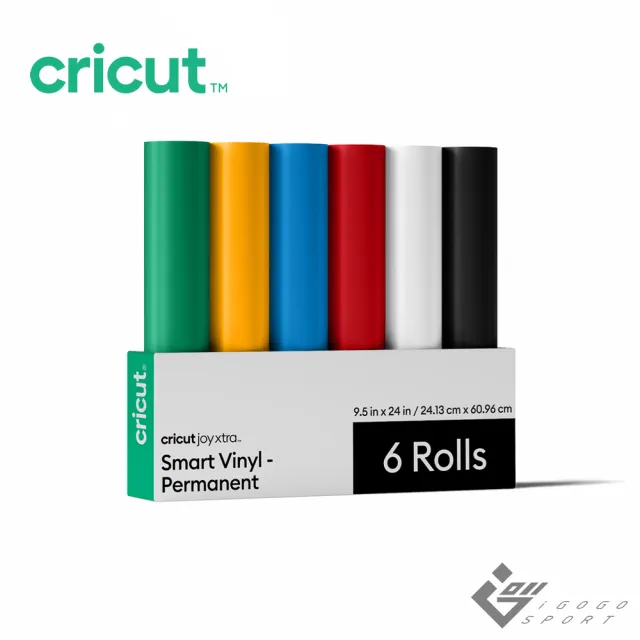 【Cricut】Joy Xtra 智慧膠膜 耐久系列 綜合包 24x60公分/6入