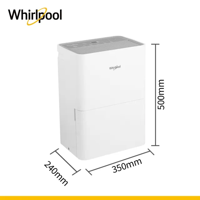 【Whirlpool 惠而浦】高效除濕型10公升第六感智能除濕機(WDEE10TW)
