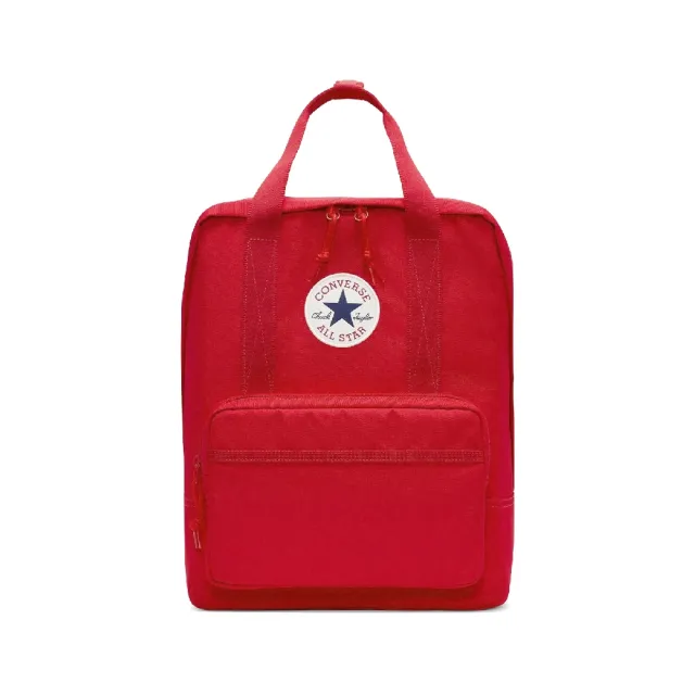 【CONVERSE】後背包 Small Square 13吋筆電包 防潑水 紅 書包 10026013A06