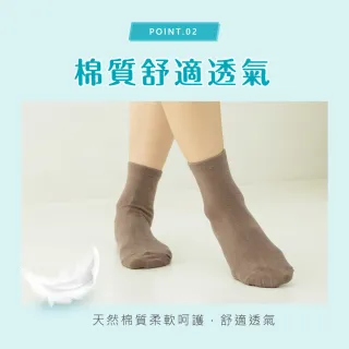 【VOLA 維菈】台灣製 涼感襪 沁涼3/4襪 女襪 少女襪 沁涼襪 棉襪 MIT 台灣製造 短襪 短筒襪 船襪
