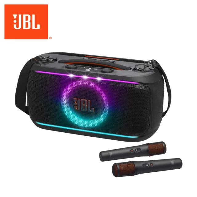 【JBL】PARTYBOX ON-THE-GO 2 PLUS 可攜式AI派對燈光藍牙喇叭