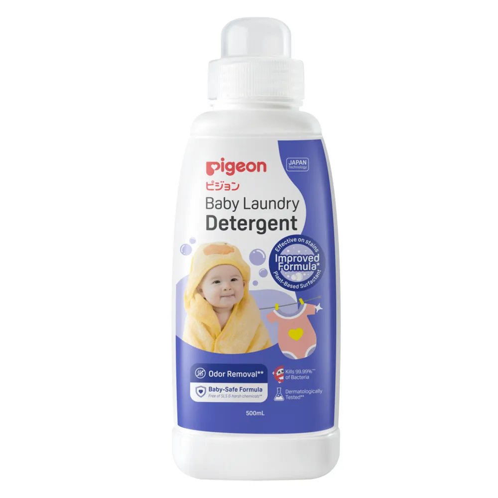 【Pigeon 貝親】嬰兒洗衣精瓶裝500ml(洗衣精 嬰兒衣物)