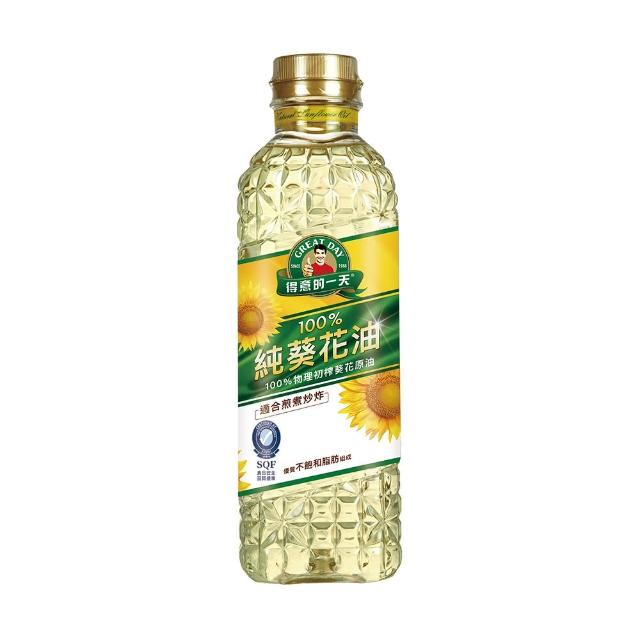 【得意的一天】100%純葵花油1L(好油推薦)
