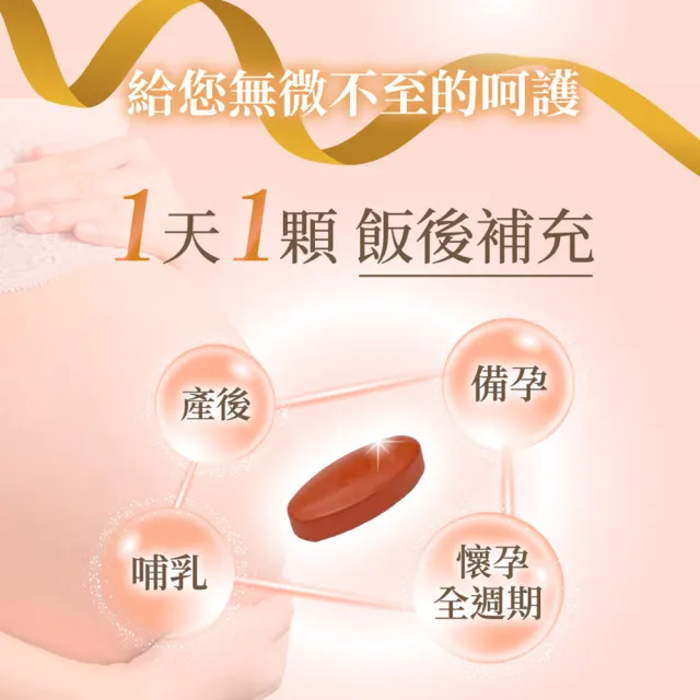 【活力媽媽】孕哺綜合維他命2盒組120錠(孕婦專用葉酸、B群、DHA)