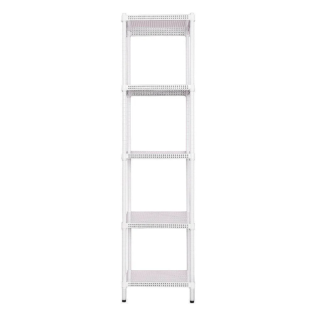 【dayneeds 日需百備】極致美學 45x45x180公分烤漆五層架(沖孔鐵架/收納層架/展示架/層架/鐵架)