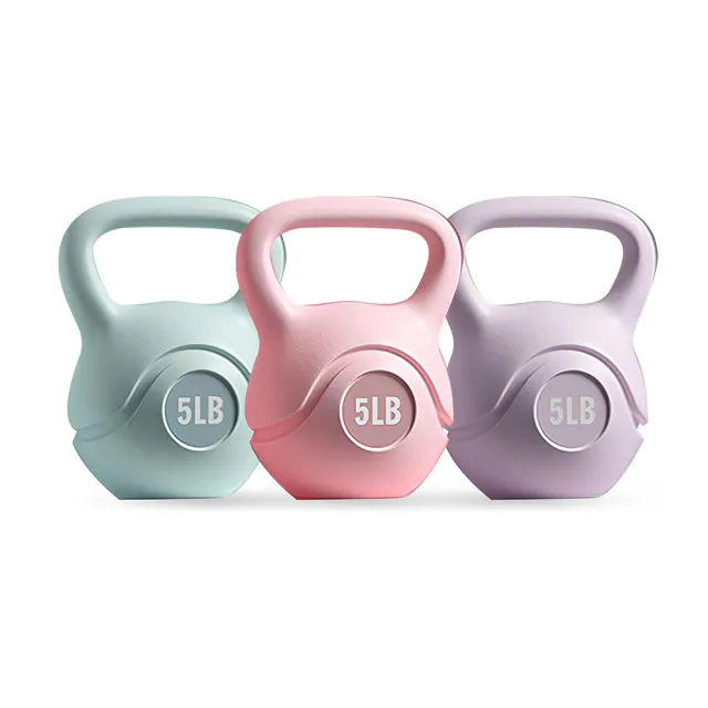 5KG 壺鈴 安全壺鈴 甩鈴 加厚耐磨PVC材質(壺鈴 安全壺鈴 甩鈴)
