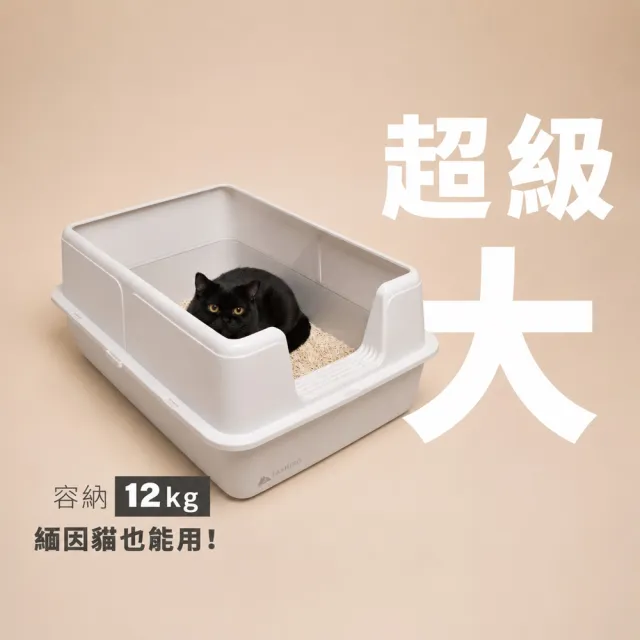【Tashiro】Tashiro 不鏽鋼貓砂盆 豆腐盒 超大70cm 多貓家庭推薦 一體成形無縫 霧面抗刮 抗臭好清潔