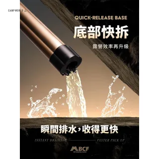【MBCF 露營狂】MB露營狂 三代梅花營柱 梅花 彈扣式 鋁合金 專利 帳篷 天幕 露營(帳篷 天幕 露營 逐露天下)