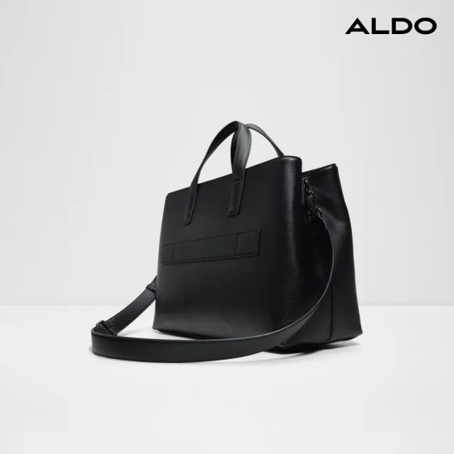 【ALDO】GRYPHO-質感紋理商務公事包(黑色)