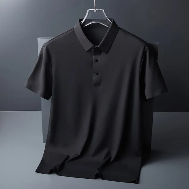 【巴黎精品】現貨+預購 POLO衫短袖上衣(冰絲無痕商務透氣男裝18色a1eo1)