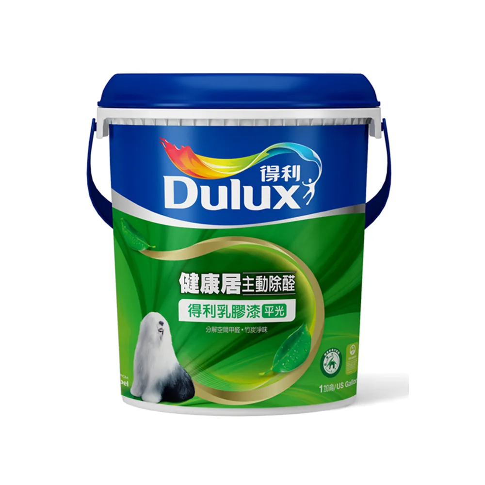 【得利】竹炭健康居抗甲醛乳膠漆 貝殼白 1G