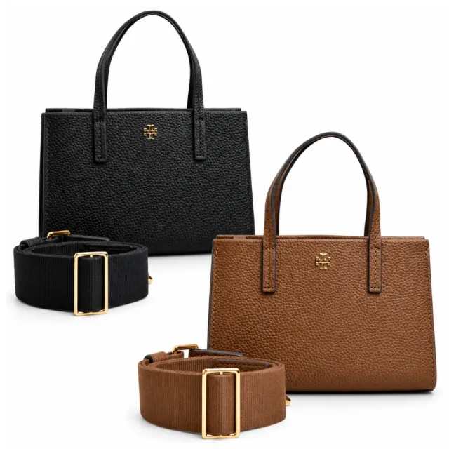 【TORY BURCH】BLAKE 荔枝紋皮革迷你手提斜背包(多款任選)