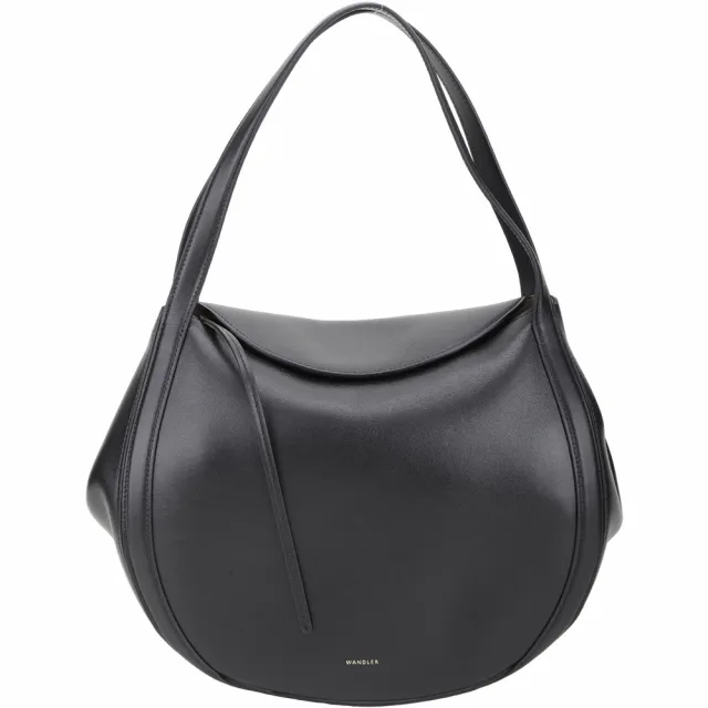 【Wandler】Lin Bag 小牛皮手提 肩背包(黑色)(義大利皮革 小眾精品)