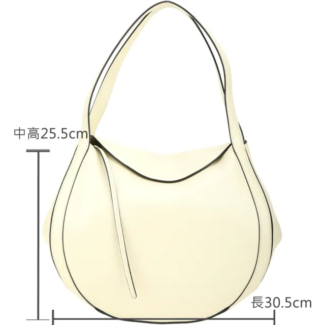 【Wandler】Lin Bag 小牛皮手提 肩背包(奶杏色)(義大利皮革 小眾精品)