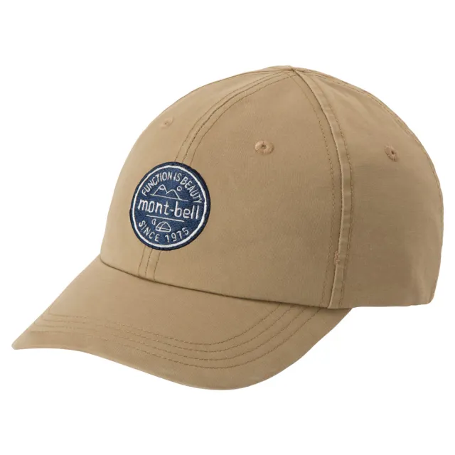 【mont bell】Wo Stretch Cotton Smooth Cap 水洗彈力 棒球帽 2108194TN黃褐