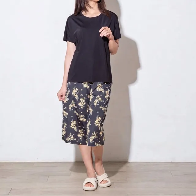 【NITORI 宜得利家居】接觸涼感 女士居家服組 N COOL SP 強冷 NEY BK L