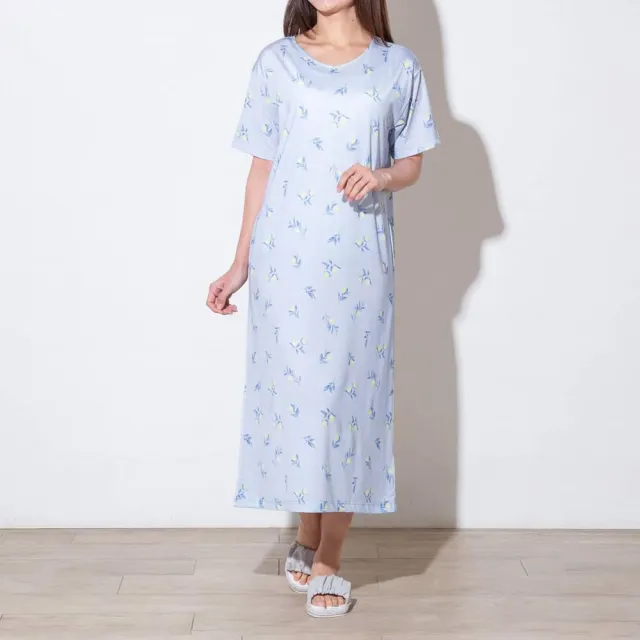 【NITORI 宜得利家居】接觸涼感 連身居家洋裝 N COOL NEL BL L