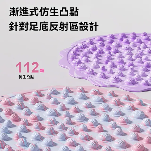 【ANTIAN】超慢跑腳底按摩指壓板 橢圓矽膠磁石足底按摩墊 運動地墊 腳踏足療墊