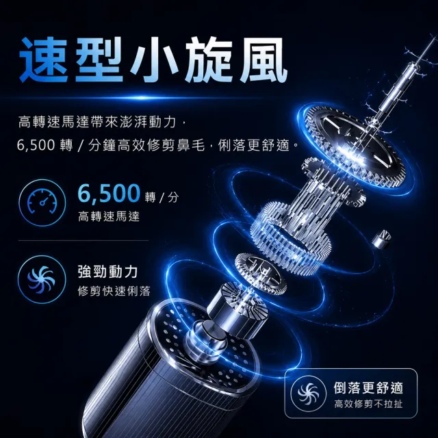 【SAMPO 聲寶】鋁合金電動鼻毛刀(EY-Z2204L)