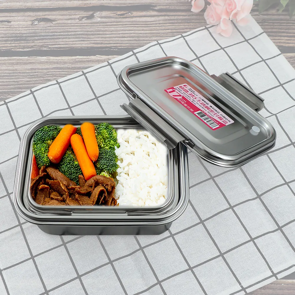 【PLUS PERFECT】極緻316不鏽鋼密封餐盒/便當盒-17cm-低-1入(便當盒)