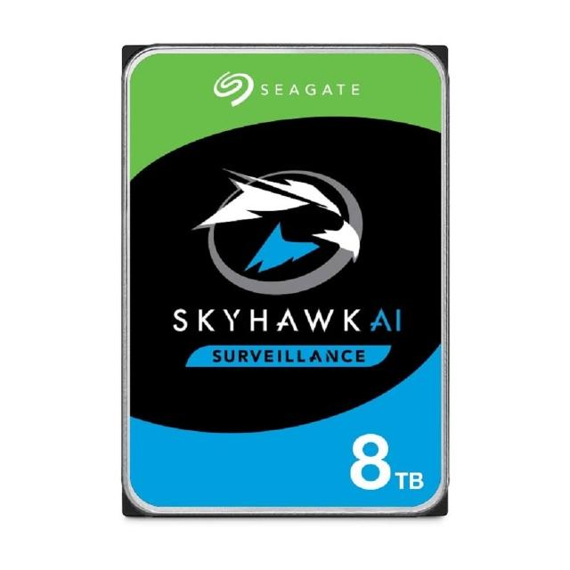 【SEAGATE 希捷】SkyHawk AI 8TB 7200轉 監控碟 內接硬碟(ST8000VE001)