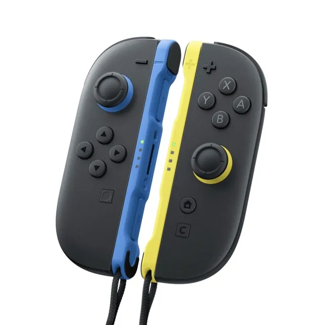 【Nintendo 任天堂】NS2 Switch 2 Joy-Con 2 手把 控制器 藍色／淺黃（+副廠充電座）