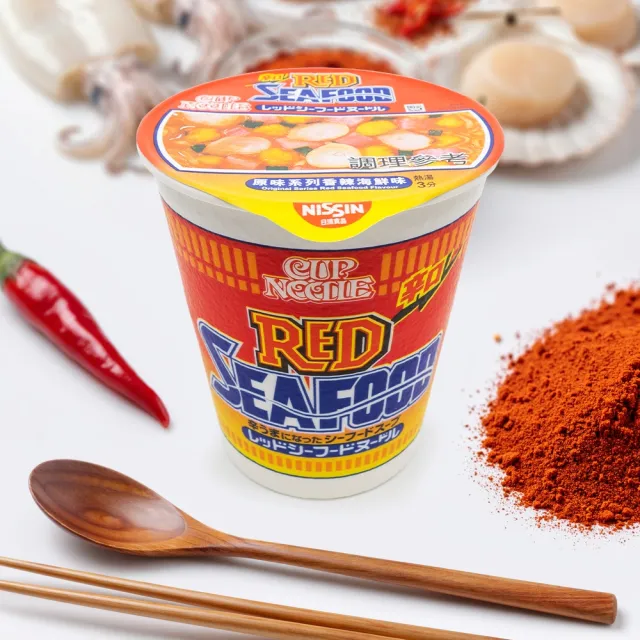 【NISSIN 日清】合味道原味系列杯麵 口味任選(海鮮/鮮蝦/香辣 70g-71gx24杯/箱) 雙11限定