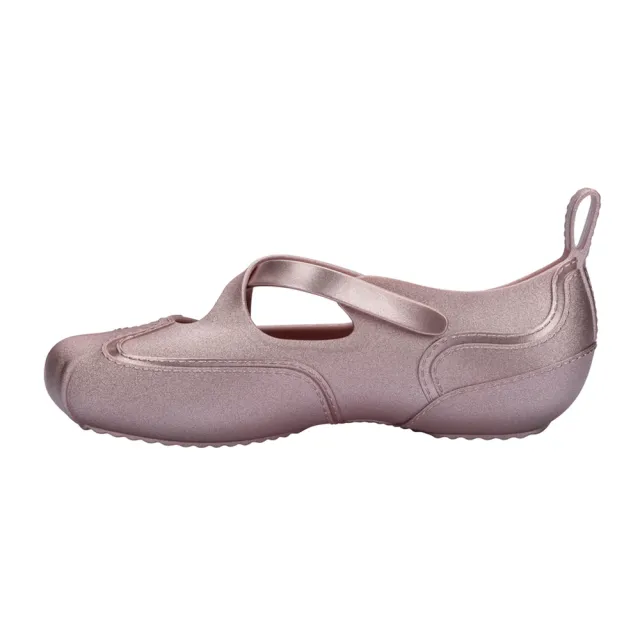 【Melissa】交叉綁帶運動休閒瑪莉珍鞋(粉色) 防潑水