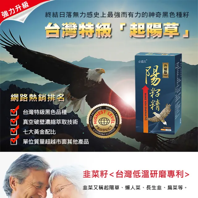 【草本之家】陽籽精膠囊1入組120粒/入(韭菜籽.山藥.蛹蟲草.鹿茸)