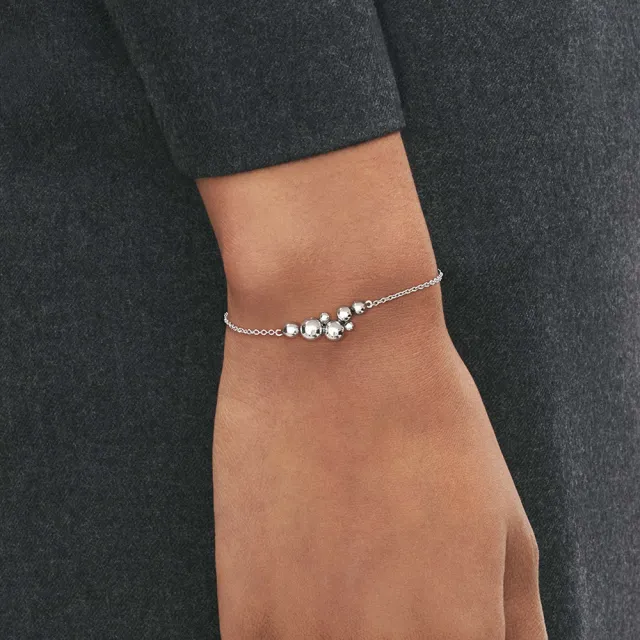 【Georg Jensen 喬治傑生】MOONLIGHT GRAPES 手鍊 (氧化純銀)