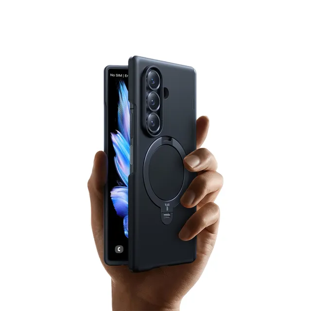 【TORRAS 圖拉斯】Ostand Spin Samsung Galaxy Z Fold 7 MagSafe 支架防摔手機殼(O-in-1 無限可能)