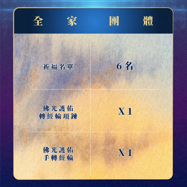【雨揚】2026大藏經普渡大法會-全家/團體(中元普渡/祈福6名/拜拜/開運)