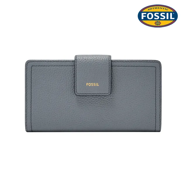 【FOSSIL】Logan 真皮拉鍊RFID防盜中長夾 (多色可選)