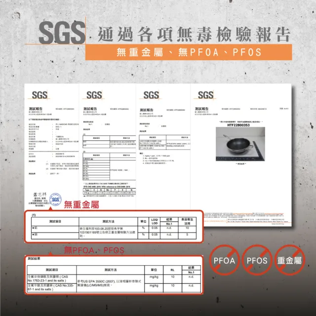 【MASIONS 美心】維多利亞Victoria 皇家316不鏽鋼複合黑晶鍋炒鍋34cm(IH爐 電磁爐適用)