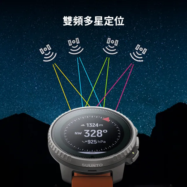 【SUUNTO】Vertical Solar 戶外探險運動手錶 鈦合金