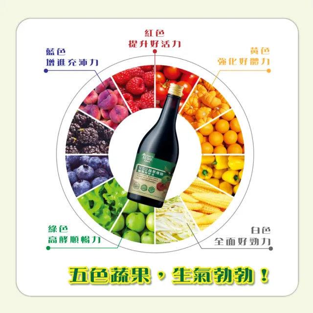 【ESSENTURE 大漢酵素】七福果綻禮盒-V52蔬果酵素(60ml*10瓶/盒 中秋禮盒 年節禮盒 低鈉 全素 保健禮盒)