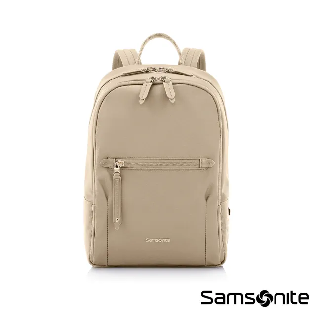 【Samsonite 新秀麗】AUDRINA 時尚商務多功能輕量後背包/女包/雙肩包/通勤包(多色可選)