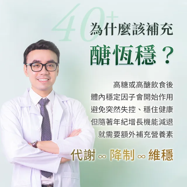 【iHDoc】醣恆穩 多效專利苦瓜胜肽 1盒(60粒/盒)