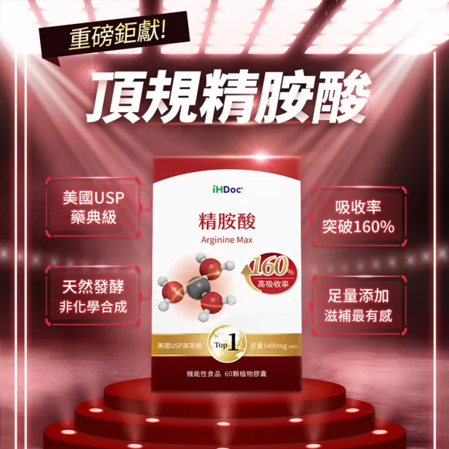 【iHDoc】精胺酸 1盒(60粒/盒)