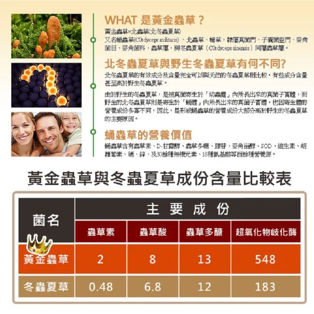 【草本之家】黃金蟲草膠囊1入組90粒/入(北蟲草.蛹蟲草)