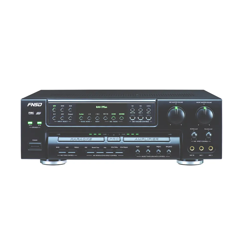 【華成】FNSD 數位迴音殘響效果 綜合擴大機(RAV-7 Plus)
