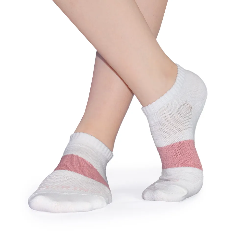 【MORINO】7雙組_MIT抗菌消臭寬條足弓透氣船型襪-M22-24CM(女襪 運動襪 船型襪)