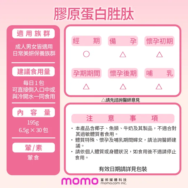 【sakuyo】膠原蛋白胜肽 30包/盒(日本原裝進口)